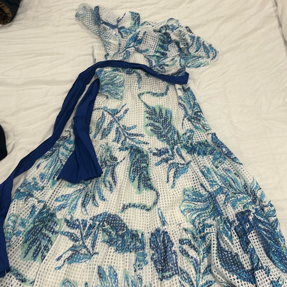 Lily pulitzer dress, off shoulder